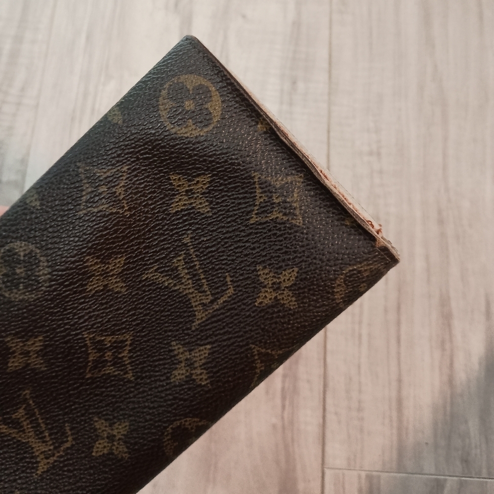 Louis Vuitton Monogram Portefeiulle Sarah LongBifold Wallet Brown Women's - Picture 5 of 16